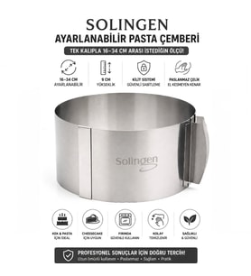 AYARLANABİLİR METAL KEK KALIP 16-34CM (5343)
