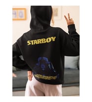 The Weeknd Starboy Baskılı Unisex Oversize Rapper Hoodie