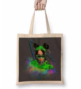 Billie Eilish 08 Bez Çanta Uzun Saplı