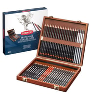 Derwent Sketching Pencils Çizim Kalemi Seti 48'li Ahşap Kutu 