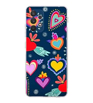 PrintiFy Samsung Galaxy A32 ile Uyumlu Retro Color 3  Kamera Korumalı Şeffaf  Kılıf
