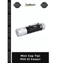 Mini Cep Tipi Pilli El Feneri Ev Aydınlatması Küçük Fener Araç Gereci