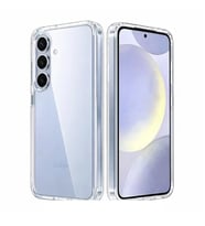 Coverzone Samsung Galaxy A54 ile uyumlu K?l?f S�per Esnek Yap?l? Toz, Kirden Koruyan Silikon S�per ?effaf