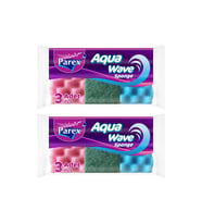 Aquawave 3'lü Bulaşık Süngeri İkili Paket