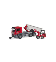BRUDER 03767 MAN TGS DAMPERLi KAMYON VE SHAFFER YÜKLEYİCİ