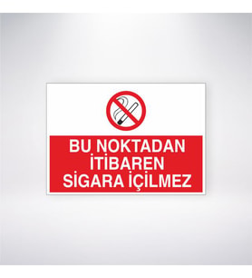 Bu Noktadan İtibaren Sigara İçilmez