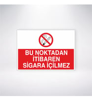 Bu Noktadan İtibaren Sigara İçilmez