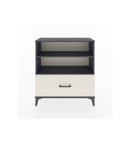 Arges Şifonyer 2 Raflı Tek Çekmeceli 88x30x96 Antrasit-Aytaşı
