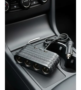 Araç İçi Güç Dağıtıcı 4 Çakmaklık 2 Usb 1 Type C Şarj Ünitesi