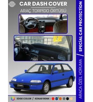 HONDA CIVIC EF (1988-1991) Torpido Örtüsü Torpido Koruma Tam Uyum Çatlamayı Önler Kolay Montaj