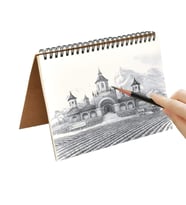 Eskiz Defteri A5 Boyutunda 160 gr Yandan Telli Karakalem Sketch Book 25 Yaprak - 1 Adet