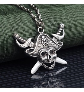 The Pirates Erkek Kolye Korsan Denizci Takı Aksesuar k24 t5