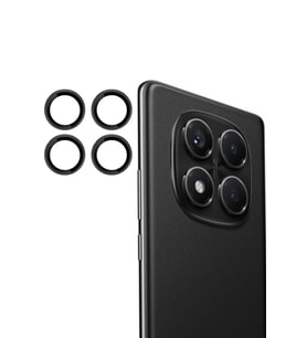 Joko Xiaomi Redmi Note 14 Pro 4G PVD Metal Kamera Lens - Siyah