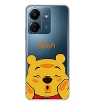 Xiaomi Redmi 13C Uyumlu Winnie The Pooh Desenli Şeffaf Telefon Kılıfı