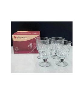 Paşabahçe 440472 Leafy Kokteyl Kadehi 270cc 4 Lü (Şeffaf)