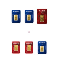 Nadir Gold 24 Ayar 14,5 Gram Altın (1 Ad 5 Gram Altın + 3 Ad 2,5 Gram Altın + 2 Ad 1 Gram Altın )