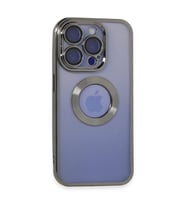 Apple İphone 15 Pro Kılıf Slot Silikon - Titan Gri