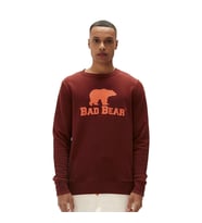 Bad Bear Logo Crewneck Sweatshirt Kahve