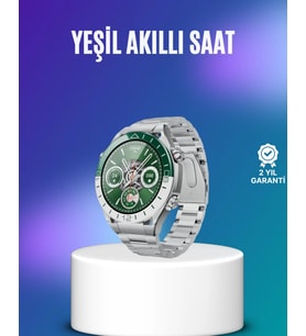 Harita Görüntüleme Özellikli Amoled Akıllı Saat 3 Kayışlı Fitness Takipli