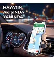 Aracınız İçin Yer Kaplamayan Pratik Havalandırma Telefon Tutucu Klipsi