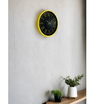 36 Cm Standart Sarı Duvar Saati