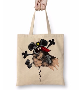 Crying Mouse Help Bez Çanta Uzun Saplı