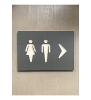 Cool Serisi Wc Yönlendirme Levhası