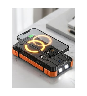 20000 mAh Powerbank Güneş Enerjili Kablosuz Şarj Hızlı Şarj Taşınabilir Batarya (Kopya)