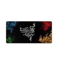 Azemax 70x30cm Razer 5Renk Desenli Oyuncu Mousepad Kaydırmaz Taban