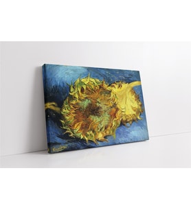 Still Life With Two Sunflowers