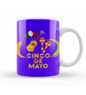 Cinco DeMayo 2021 Kupa Bardak Porselen