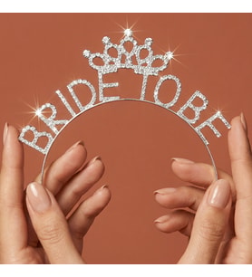 Valmont Accessories Bride To Be Kristal Taşlı Işıltılı Bekarlığa Veda Tacı
