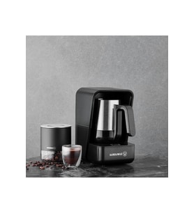 Korkmaz Moderna GriSatin Kahve Makinesi A863-01
