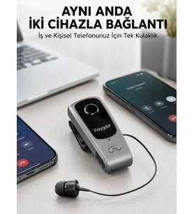 Northcity Kablosuz Mikrofonlu Kulak İçi Kulaklık - 10 Saat Pil Ömrü, Ses Kontrolü ve İki Cihaz Bağlantısı