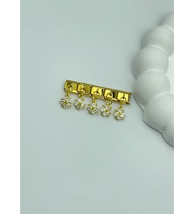 Çelik Gold Taşlı Sallantılı Nomi Charm - 25crm22