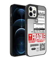 Apple iPhone 12 Pro Max Kılıf Aynalı Desenli Kamera Korumalı Parlak Zore Mirror Kılıf Fragile