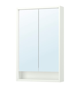 Banyo Duvar Dolabı, Beyaz, 60x15x95 cm