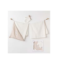 Erkek Bebek Havlu Takım 3 Pcs Towel Muslin Set Happy Everyday AC25069