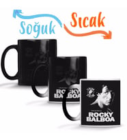 Rocky Balboa Boks Sihirli Kupa Bardak Porselen