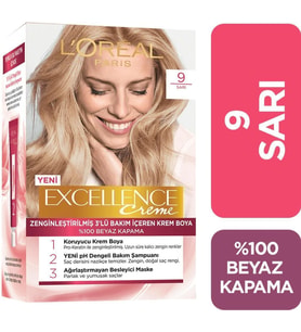 Loreal Excellence Creme Saç Boyası 9 Sarı