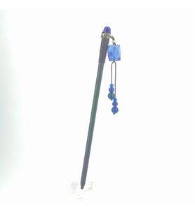 TEDZ COLLECTION Lapis Lazuli Püsküllü Topuz Çubuğu