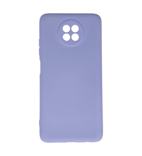 Redmi Note 9 5G Kılıf Nano Içi Kadife Silikon - Lila