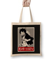One Piece Monkey D Luffy 06 Bez Çanta Uzun Saplı