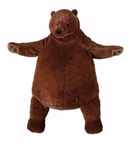 Yumuşak Peluş Oyuncak 100 Cm Kahverengi Ayıcık Çocuk Oyuncak