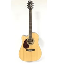 Cort MR710FLHNS Solak Elektro Akustik Gitar - Natürel Satin (Profesyonel)  Sol El Kullanımı İçin Özel Tasarım, Masif Ladin Kapak, Fishman EQ ve Mat Bitiş