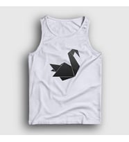 Presmono Unisex Beyaz Origami Swan Prison Break Atlet 276132tt