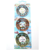 İstanbul Temalı Metal Magnet 3'lü Set Alk2891