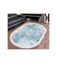 Brillant Latex Oval Kaymaz Taban Halı-BEST HLE11308.801-(130x190)