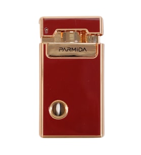 Parmida Tek Torch Pürmüz Soft Flame Özellikli Bordo-Gold Metal Puro Çakmağı