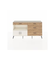 Arges Konsol Tek Raflı 4 Çekmeceli 2 Kapaklı 176x30x99 Aytaşı-Aytaşı/Çam